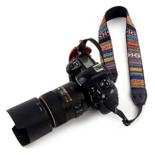 Retro Ethnic Stripe Shoulder Strap Straps & Hand Grips