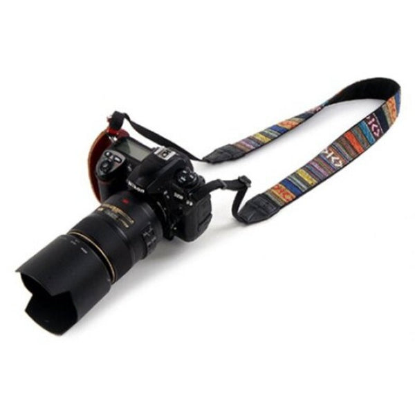 Retro Ethnic Stripe Shoulder Strap Straps & Hand Grips