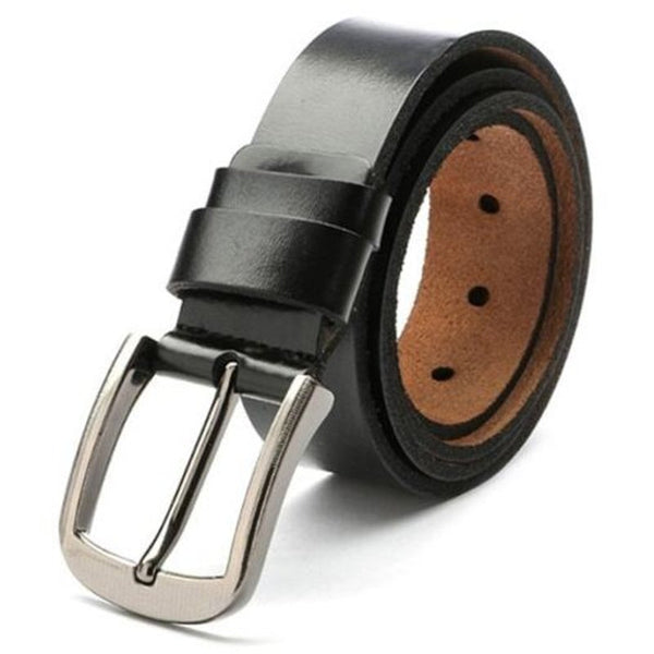 Retro Pin Buckle Leather Belt For Man Puce Regular Belts