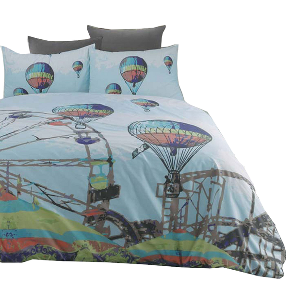 Retro Home Quilt Cover Set Carnival King Quilt Covers