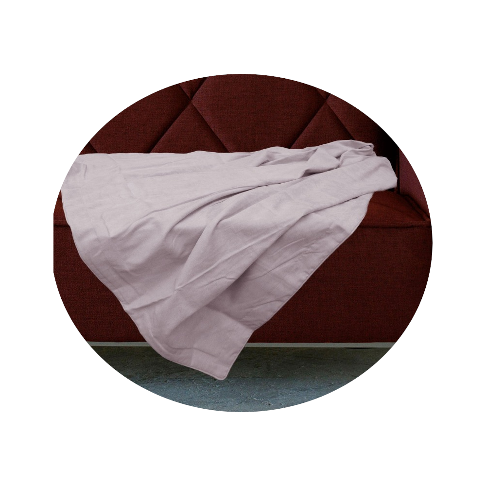 Retro Home Portsea Faux Suede Throw 140X170 Cm Blush Throws & Afghans