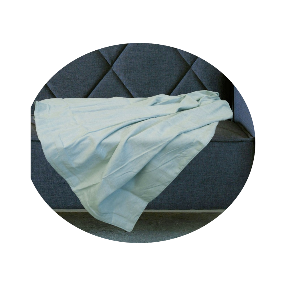 Retro Home Portsea Faux Suede Throw 140X170 Cm Duckegg Throws & Afghans