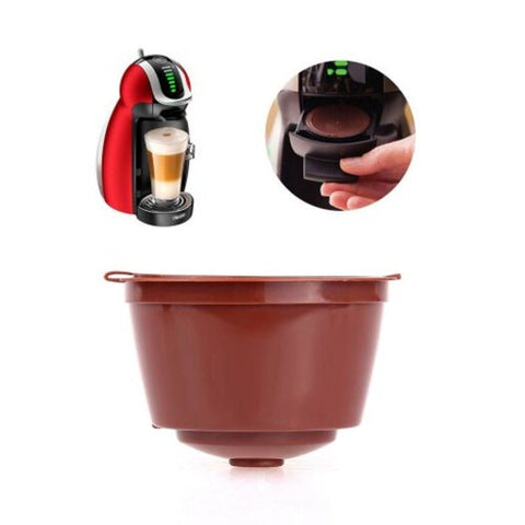 Reusable Coffee Capsule 2Pcs Chestnut