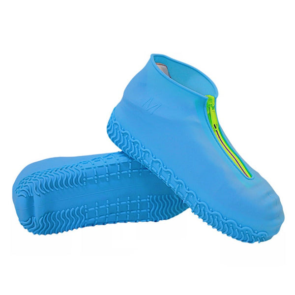 Reusable Silicone Waterproof With Zipper No Slip Rubber Protectors Shoe Covers
