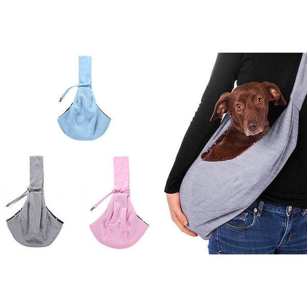 Pet Travel Access Reversible Sling Carrier Dog Cat Puppy Bag