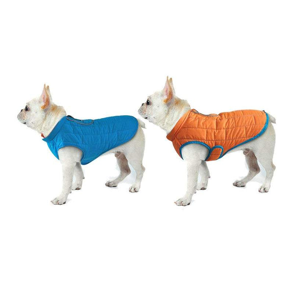 Dog Apparel Reversible Waterproof Jacket Soft Autumn And Winter Pet Clothes Warm Vest