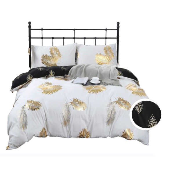 Fabric Fantastic Reversible Design Super King Size Bed Quilt/Duvet Cover Set Quilt Covers