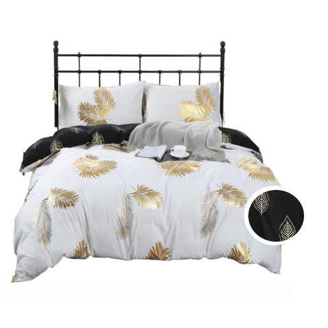 Fabric Fantastic Reversible Design Super King Size Bed Quilt/Duvet Cover Set Quilt Covers