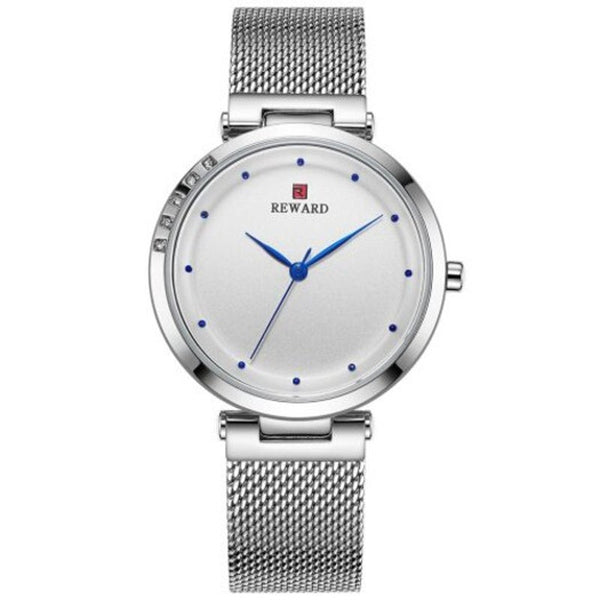 Veile Studios Rd63073l Women's Ultra Thin Mesh Waterproof Watch White Watches