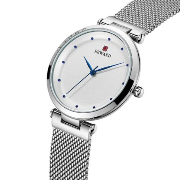 Veile Studios Rd63073l Women's Ultra Thin Mesh Waterproof Watch White Watches