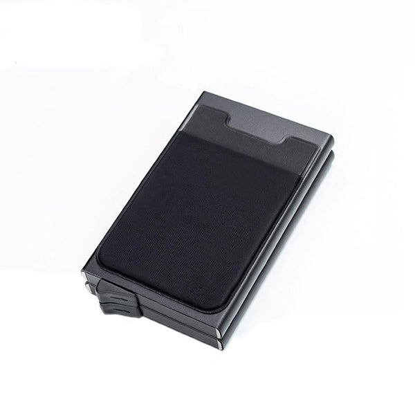 Rfid Blocking Coin Card Holder Anti Degaussing Black Business Card Holders
