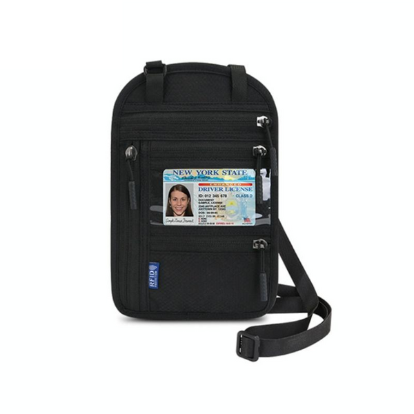 Rfid Passport & Certificate Protection Cover Black Other Travel Accessories