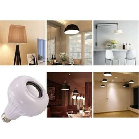 Rgb Bluetooth Led Bulb Light Music Playing Dimmable Wireless White Light Bulbs