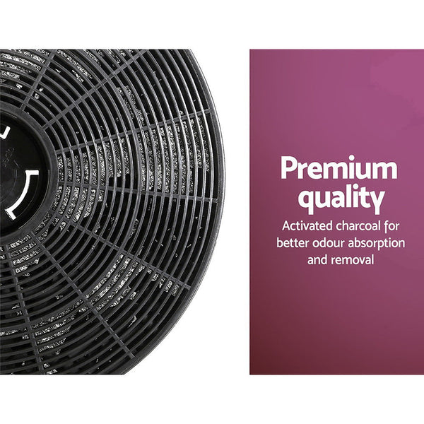 Devanti Fixed Range Hood Rangehood Carbon Charcoal Filters Replacement For Ductless Ventless Rangehoods