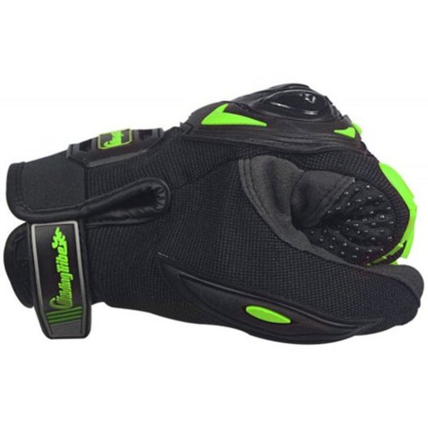 Mcs 17 Ridding Motorcycle Mittens Pair Green L Gloves