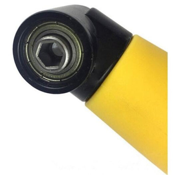 Right Angle Extension Screwdriver Drill Attachment Rubber Ducky Yellow