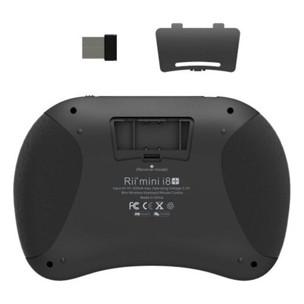 Rii I8 Multi Function Mini 2.4Ghz Wireless Touchpad Keyboard With Built In Battery For Htpc Black Keyboards & Keypads