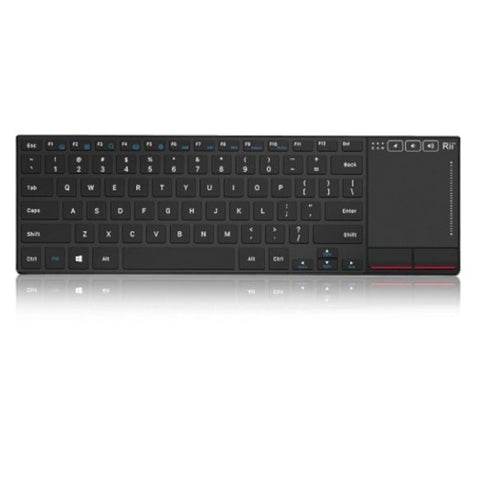 Rii K22 2.4G Mini Multimedia Wireless Keyboard Black De Keyboards & Keypads