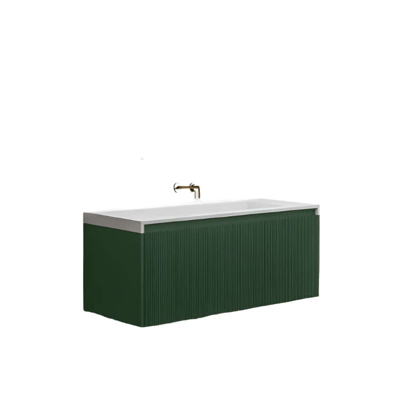 Belbagno Rimini Wall Hung Bathroom Vanity 1000Mm Rain Forest Bathroom Sinks