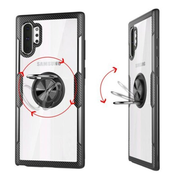 Ring Clear Protective Phone Case For Samsung Galaxy Note 10 Plus Black Cases Covers & Skins