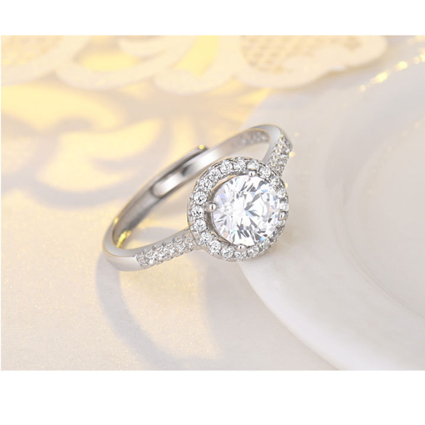 Veile Studios Solitaire Cubic Zirconia Simulated Gemstone Rings