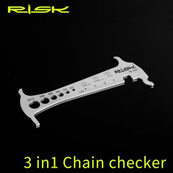 Risk Rl305 In 1 Bike Bicycle Chain Checker Wear Indicator Hook Bolt Measurement Bike Tools