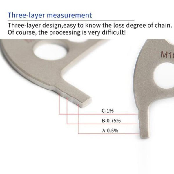 Risk Rl305 In 1 Bike Bicycle Chain Checker Wear Indicator Hook Bolt Measurement Bike Tools