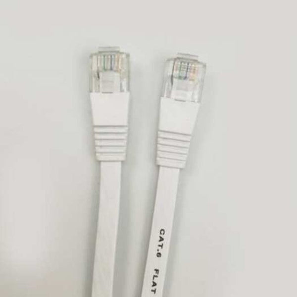 Rj45 Ethernet Flat Network Cable 5M White Ethernet Cables (Rj 45/8P8c)