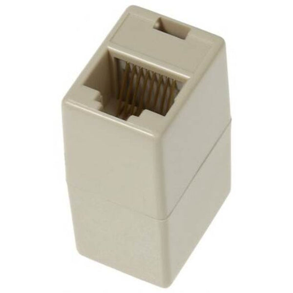 Rj45 Network Cable Extender Connector Adapter Yellow Ethernet Cables (Rj 45/8P8c)