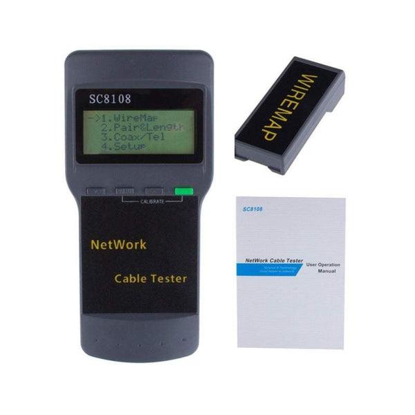 Cables Adapters Rj45 Network Tester Lan Length Meter 5E 6E Sc8108 Cat5 Computer Cable Testers