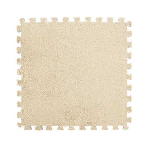 Splicing Mat Khaki 30X30cm 12 Pieces Foam Floor For Living Room Use Door Mats & Floor Mats
