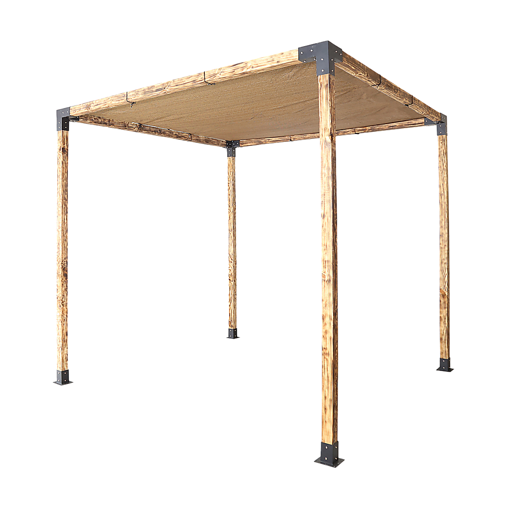 Randy & Travis Machinery Roof Pergola Gazebo Shed Matte Black Steel Brackets And Coffee Screen Diy Kits Gazebos & Pergolas