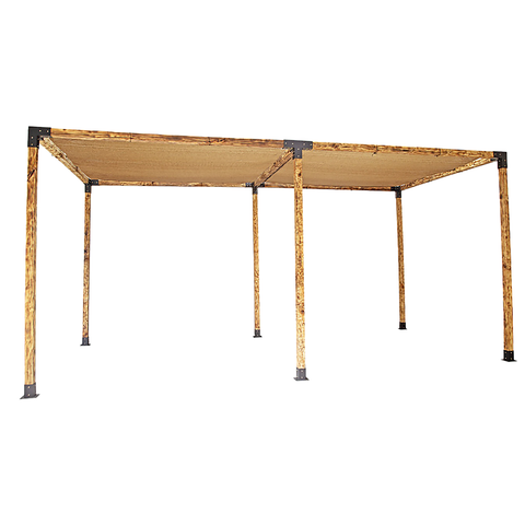 Randy & Travis Machinery Roof Pergola Gazebo Shed Matte Black Steel Brackets And Coffee Screen Diy Kits Gazebos & Pergolas