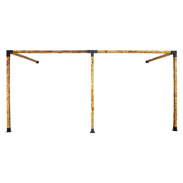 Randy & Travis Machinery Roof Pergola Gazebo Shed Matte Black Steel Brackets Diy Kits Gazebos & Pergolas