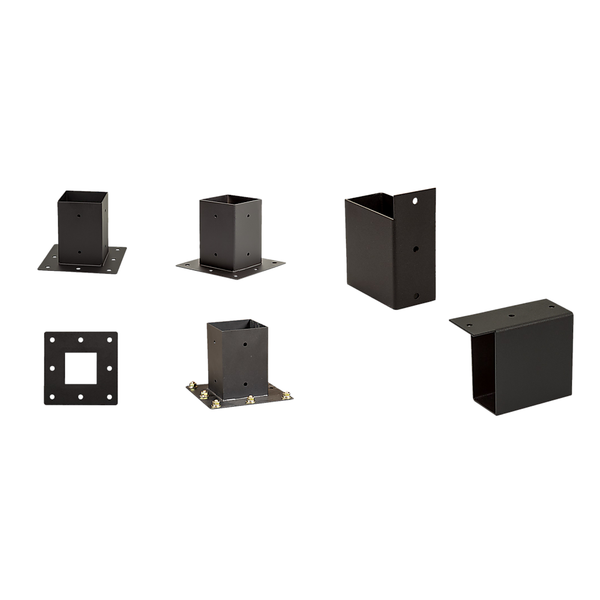 Randy & Travis Machinery Roof Pergola Gazebo Shed Matte Black Steel Brackets Diy Kits Gazebos & Pergolas