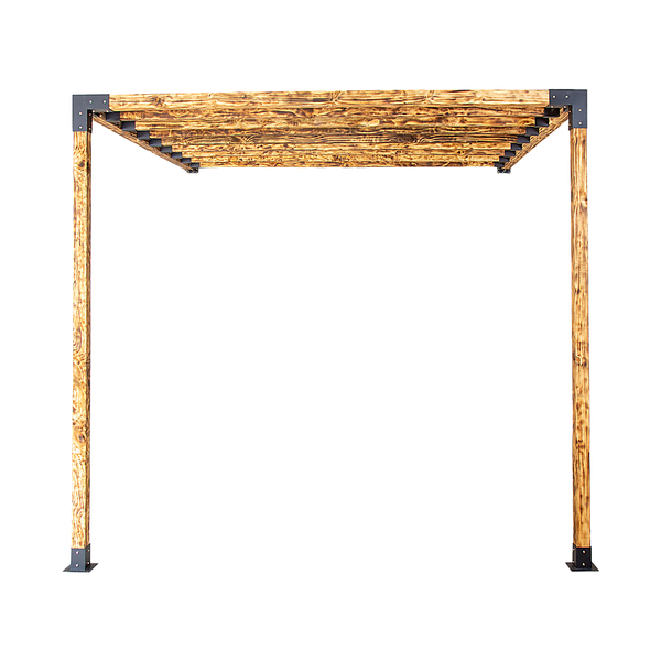 Randy & Travis Machinery Roof Pergola Gazebo Shed Matte Black Steel Brackets Diy Kits Gazebos & Pergolas