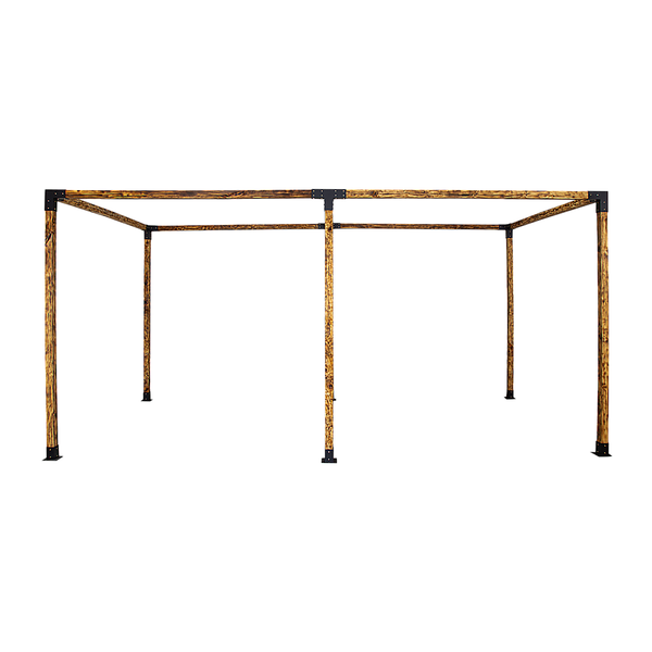 Randy & Travis Machinery Roof Pergola Gazebo Shed Matte Black Steel Brackets Diy Kits Gazebos & Pergolas