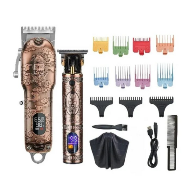 Professional Powerful 10W Hair Clipper Comb Kits Full Metal Shell Electric Beard Clippers & Trimmers