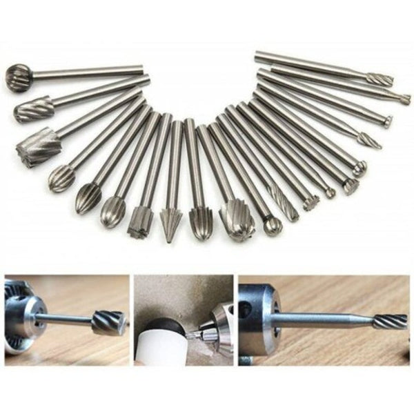 Rotary File Engravingmilling Cutter Set Silver Milling Cutters
