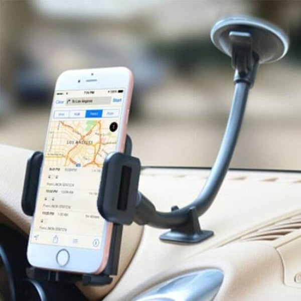 Rotary Windshield Dashboard Car Mount Phone Holder Black Mounts & Holders