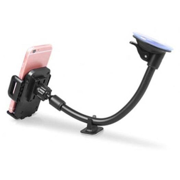 Rotary Windshield Dashboard Car Mount Phone Holder Black