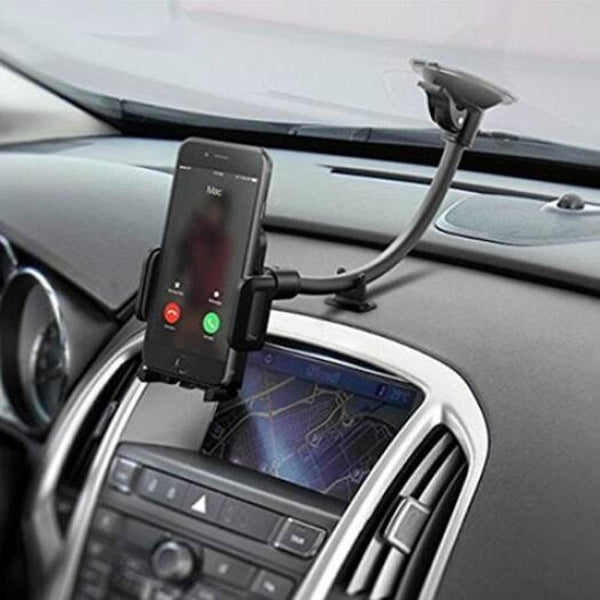 Rotary Windshield Dashboard Car Mount Phone Holder Black Mounts & Holders
