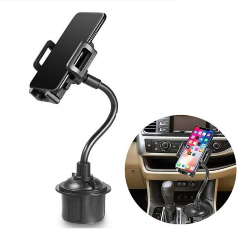 Car Cup Holder Cell Phone Mount Black Mounts & Holders