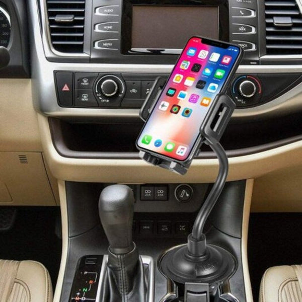 Car Cup Holder Cell Phone Mount Black Mounts & Holders