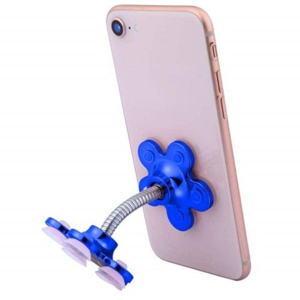 Phone Double Sided Suction Cup Mobile Holder Blue
