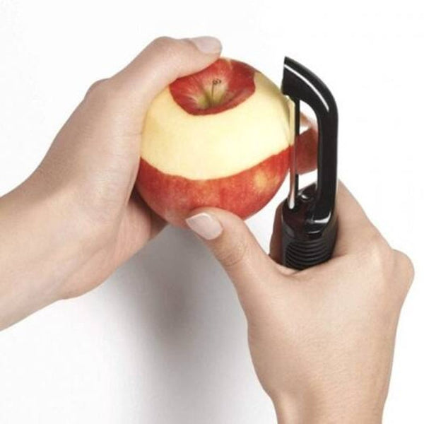 Rotating Peeler With Soft Anti Slip Oversized Handle Black Peelers & Slicers