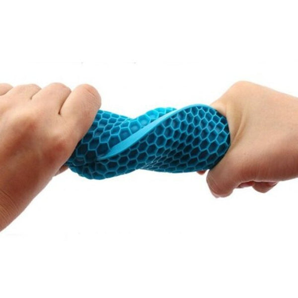 Round Heat Resistant Silicone Mat Drink Cup Non Slip Table Placemat Sky Blue Coasters