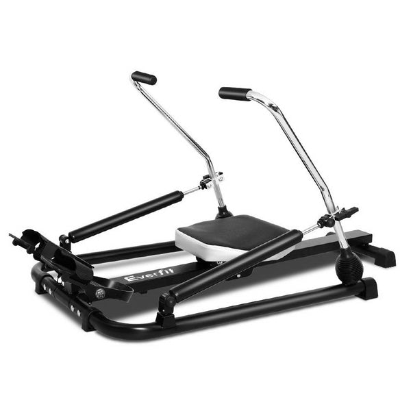 Everfit Rowing Exercise Machine Rower Hydraulic Resistance Fitness Gym Cardio Rowing Machines