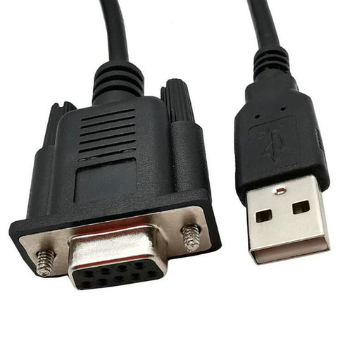 Rs232 Female Serial Conversion Cable Db9 To Usb Male Cord 1.8M Usb Cables Hubs & Adapters