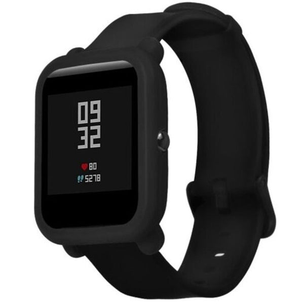 Rubber Band Protect Case Cover For Amazfit Black